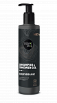 Organic Shop Men vīriešiem šampūns un gels dušai 2 in 1 Blackwood & Mint, 280ml