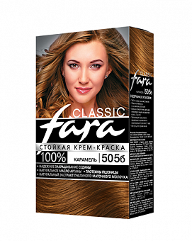 FARA CLASSIC Krēms-krāsa matiem - 505b karamele, 160g